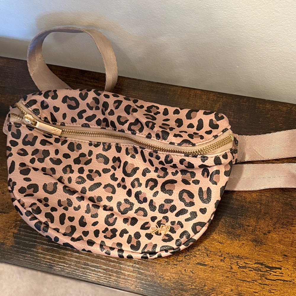 Freshly Picked Pink Leopard Crossbody Bag